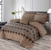 SILVER SUMMER KING COMFORTER SET – 7 PCS #NS=45