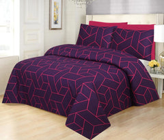 BLUE STAR KING BED SHEET SET NS#-037