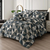 Shadow Blocks 7-PCS KING SIZE COMFERTER SET NS#00098