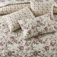 Creamy Blossom 7-PCS KING SIZE COMFERTER SET NS#8760