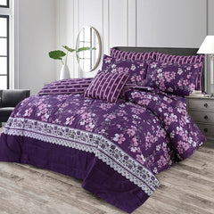 ARCADIAN BLUE  SUMMER KING COMFORTER SET – 7 PCS #NS-020