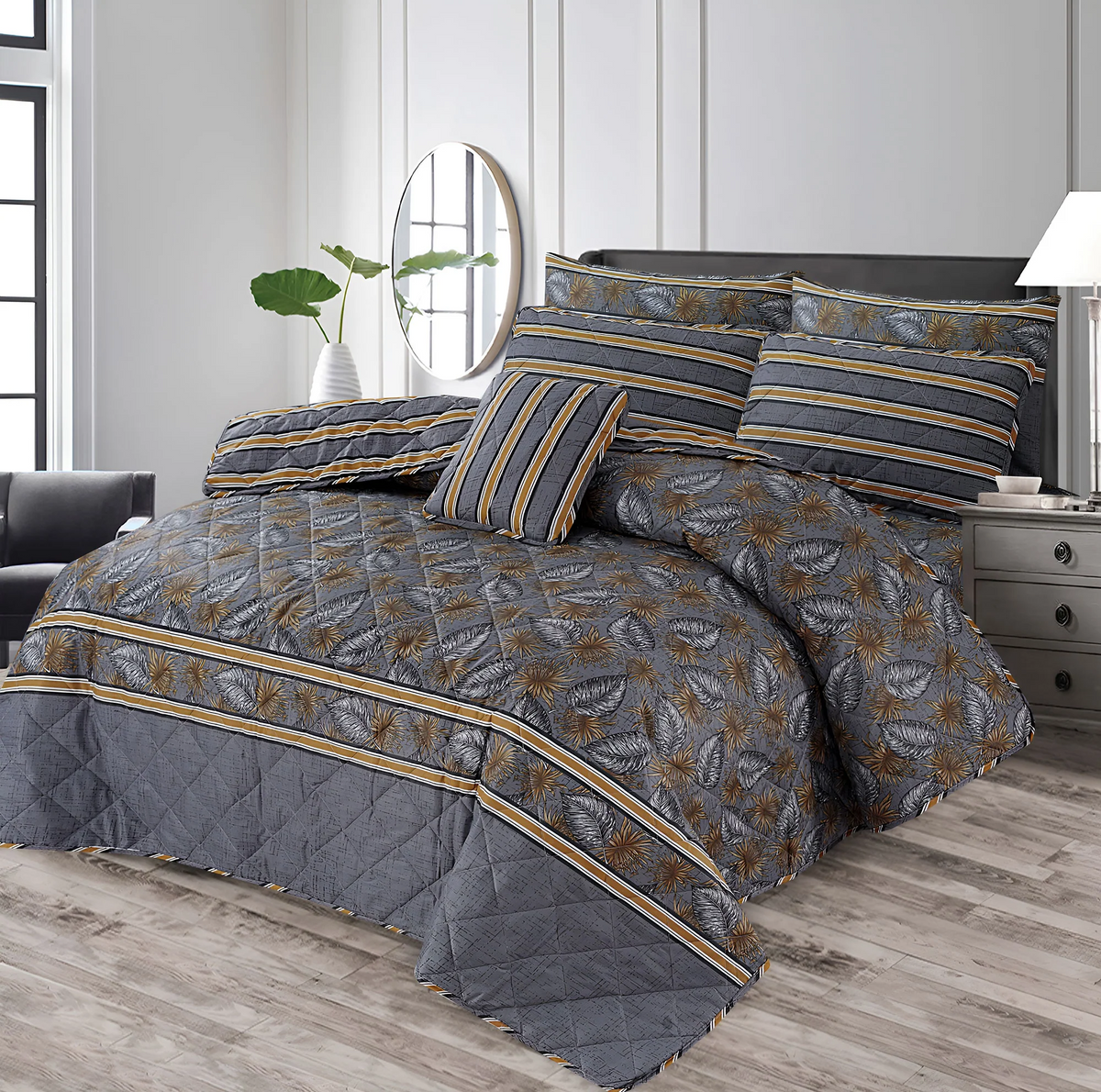KAT SUMMER KING COMFORTER SET – 7 PCS #NS=46