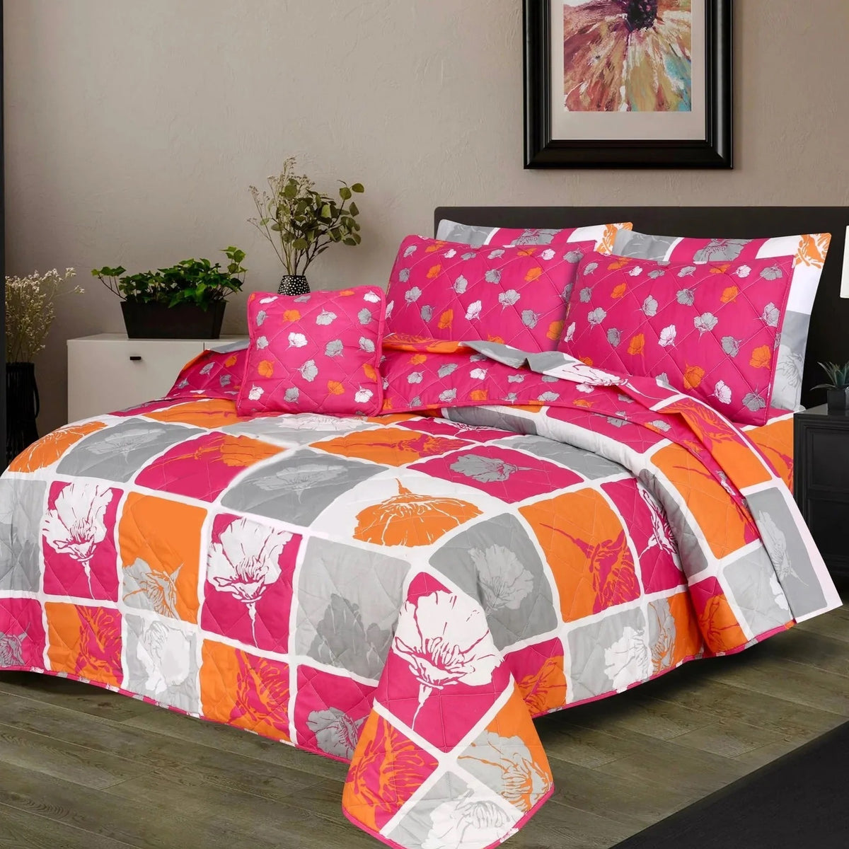 FRUTTY KING COMFORTER SET – 7 PCS #NS-018