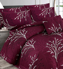 RED ASH SUMMER KING COMFORTER SET – 7 PCS #NS#44
