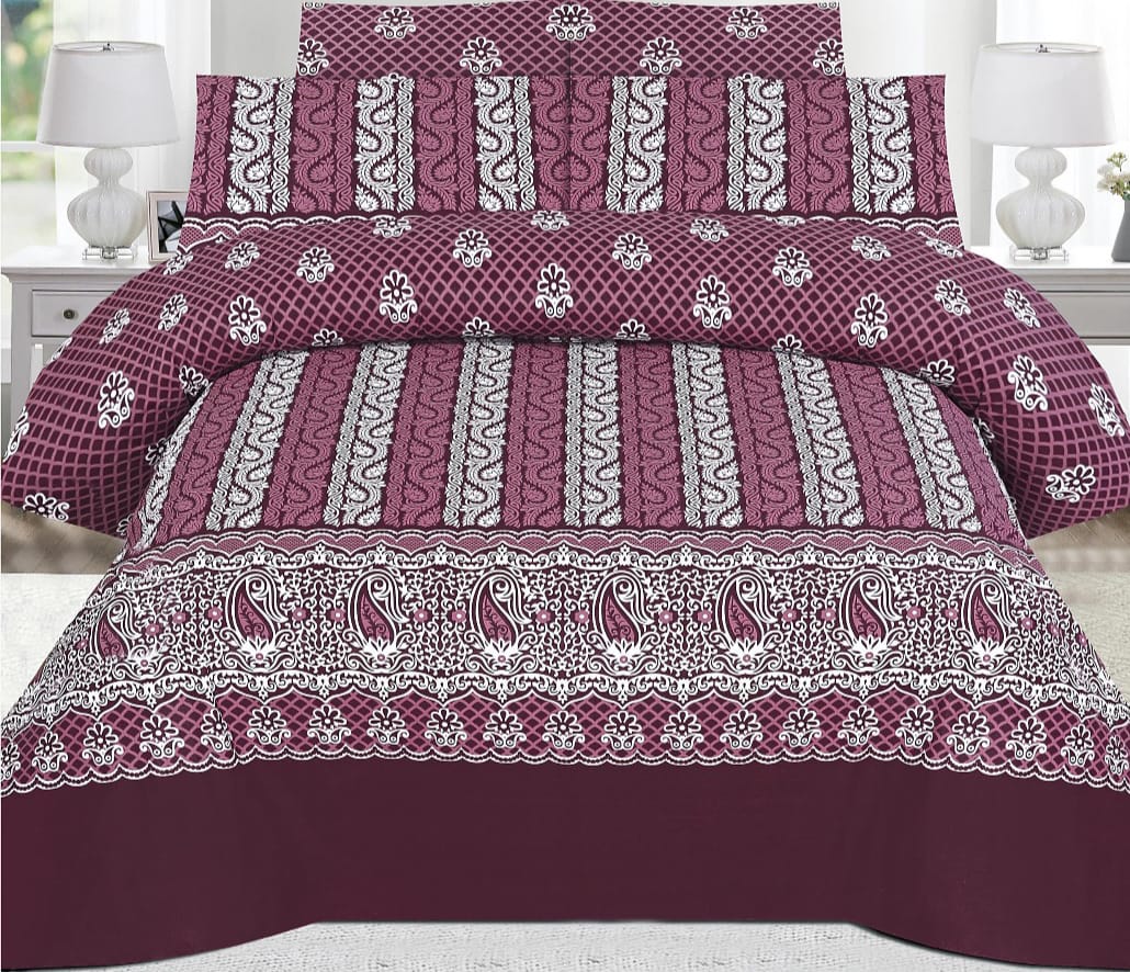 INDIGO KING BED SHEET SET NS#-029