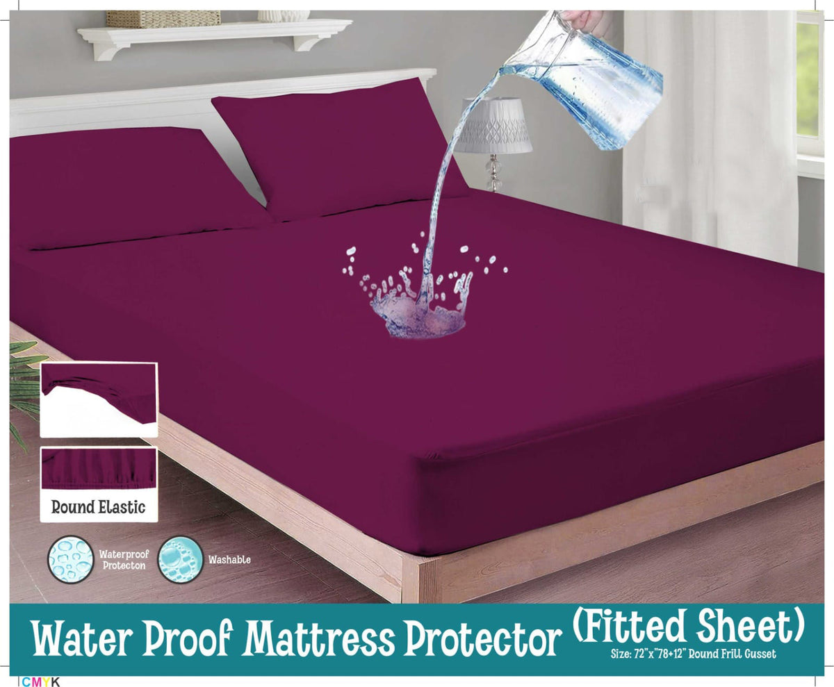 PLUM WATERPROOF MATTRESS PROTECTOR/=NS004
