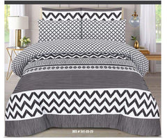 100% Pure Cotton King Size Bedsheet NB#28