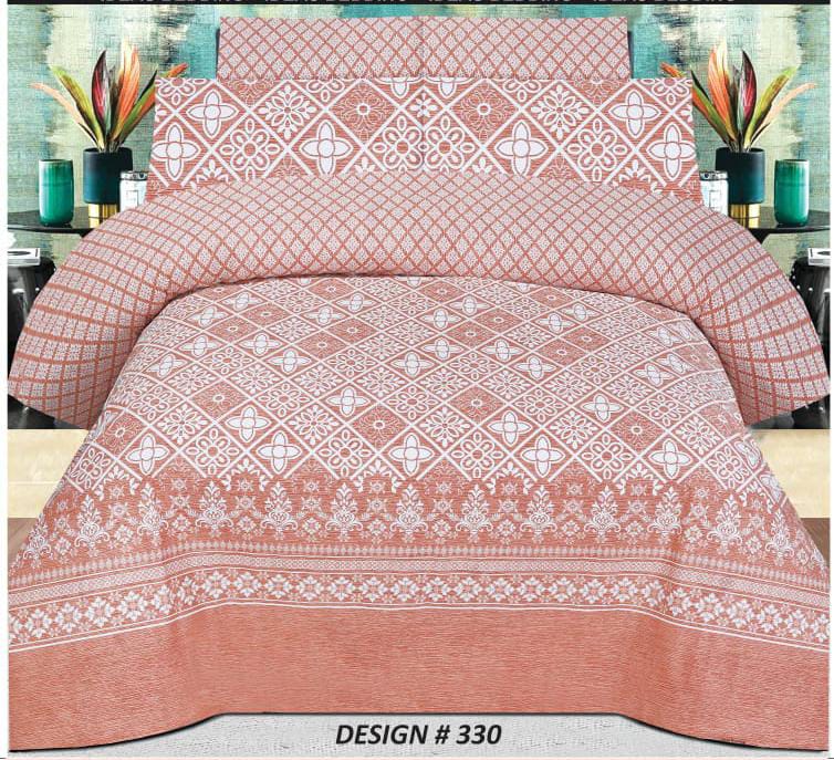 100% Pure Cotton King Size Bedsheet NB#21