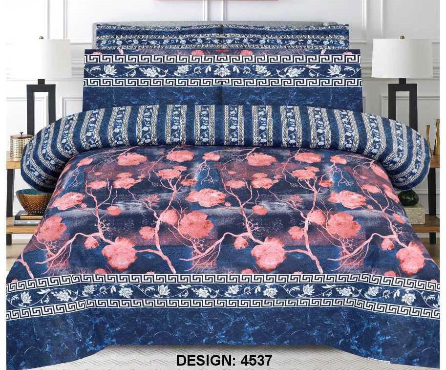 100% Pure Cotton King Size Bedsheet NB#17