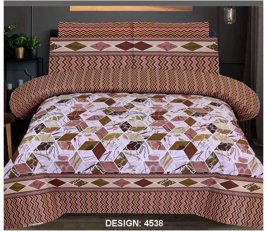 100% Pure Cotton King Size Bedsheet NB#14