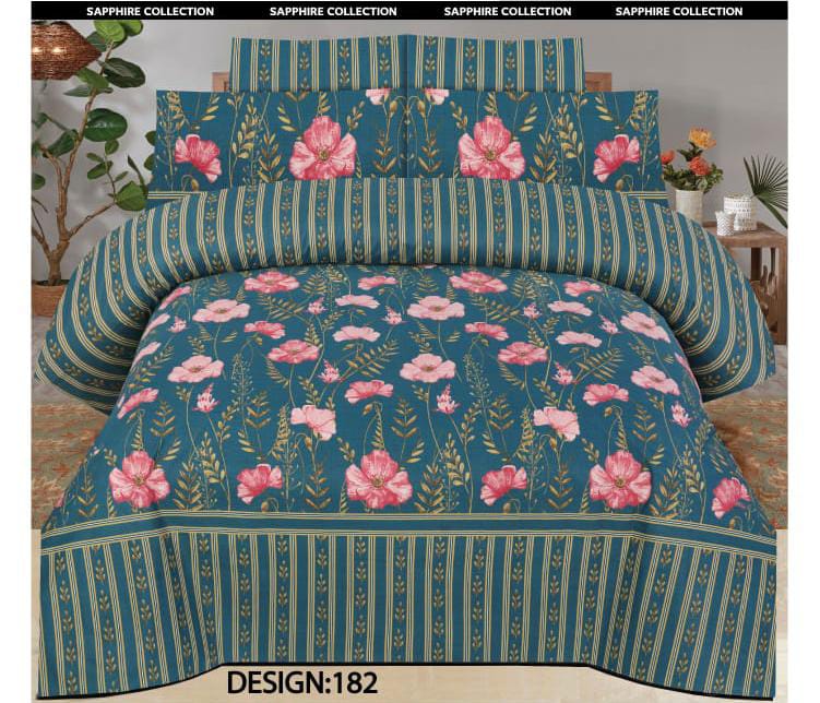 100% Pure Cotton King Size Bedsheet NB#10