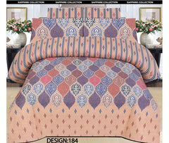 100% Pure Cotton King Size Bedsheet NB#009