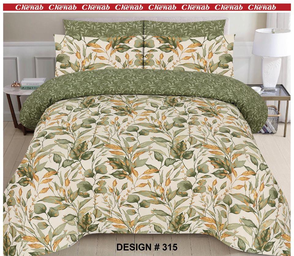 100% Pure Cotton King Size Bedsheet NB#003