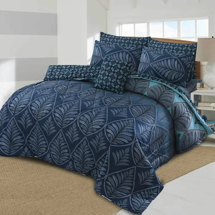 waffair Summer King Size 7 Pieces Comforter Set - NS001