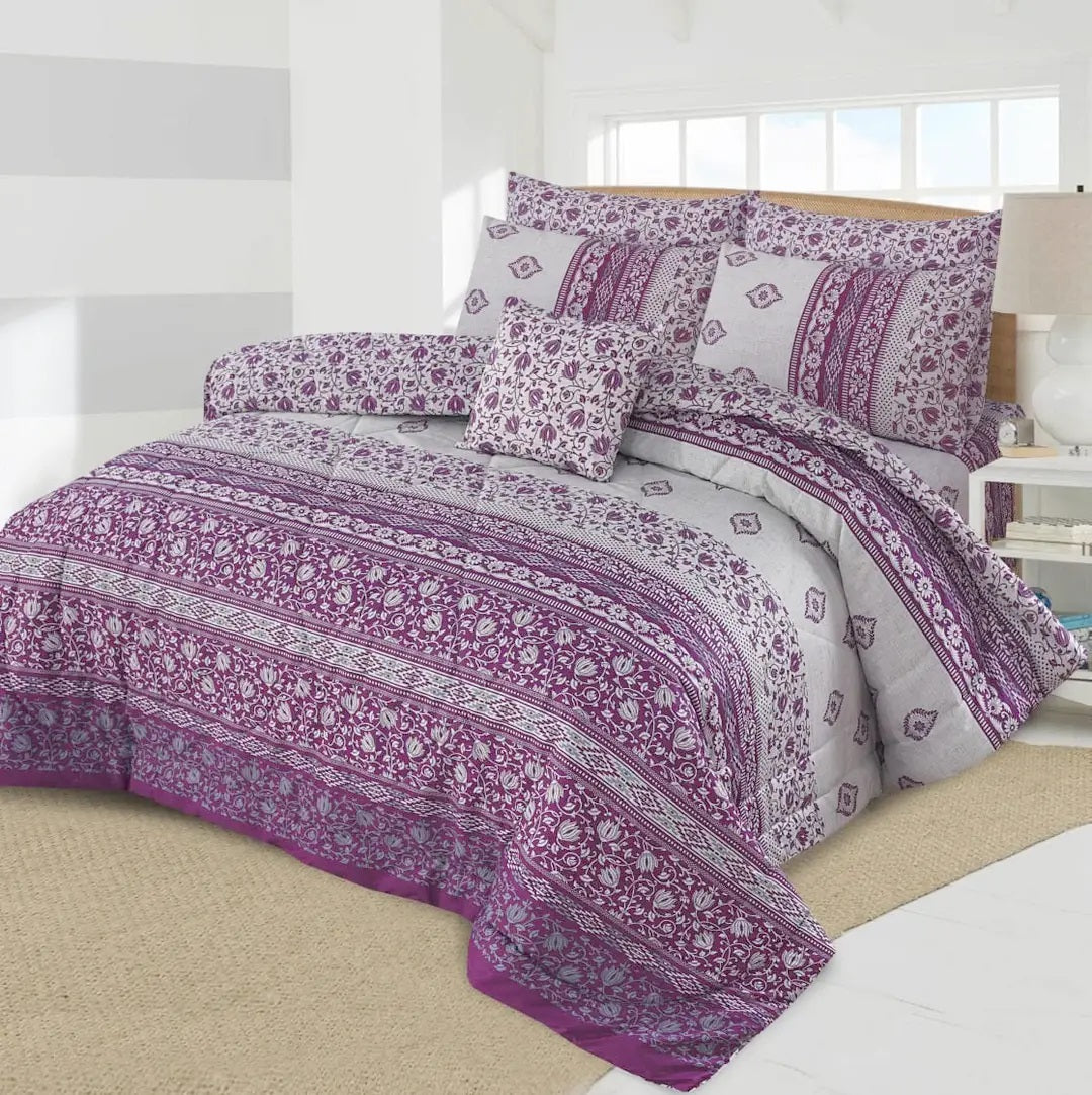 AVA SUMMER KING COMFORTER SET – 7 PCS #NS-010