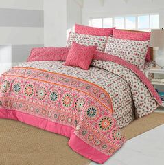 CANDYPINK SUMMER KING COMFORTER SET – 7 PCS #NS
