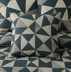 Shadow Blocks 7-PCS KING SIZE COMFERTER SET NS#00098